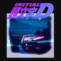 Initial D Neon Ae86 Classic Crop Top | Artistshot