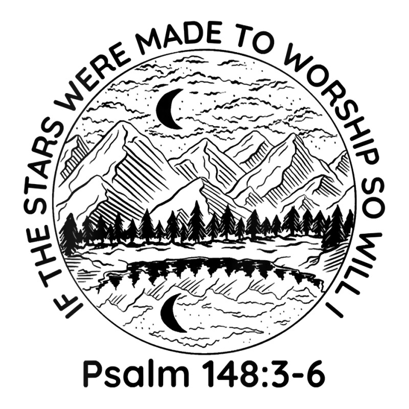 Womens If The Stars Were Made To Worship So Will I Psalm 1483 6 V Neck Unisex Hoodie | Artistshot