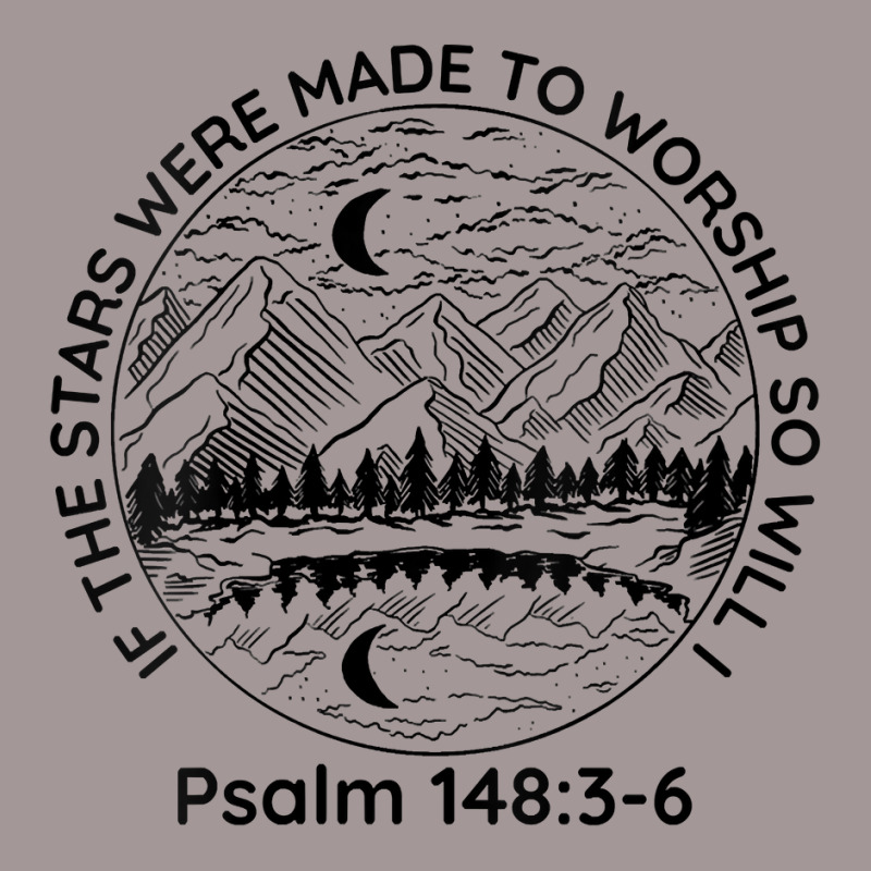 Womens If The Stars Were Made To Worship So Will I Psalm 1483 6 V Neck Vintage Short | Artistshot