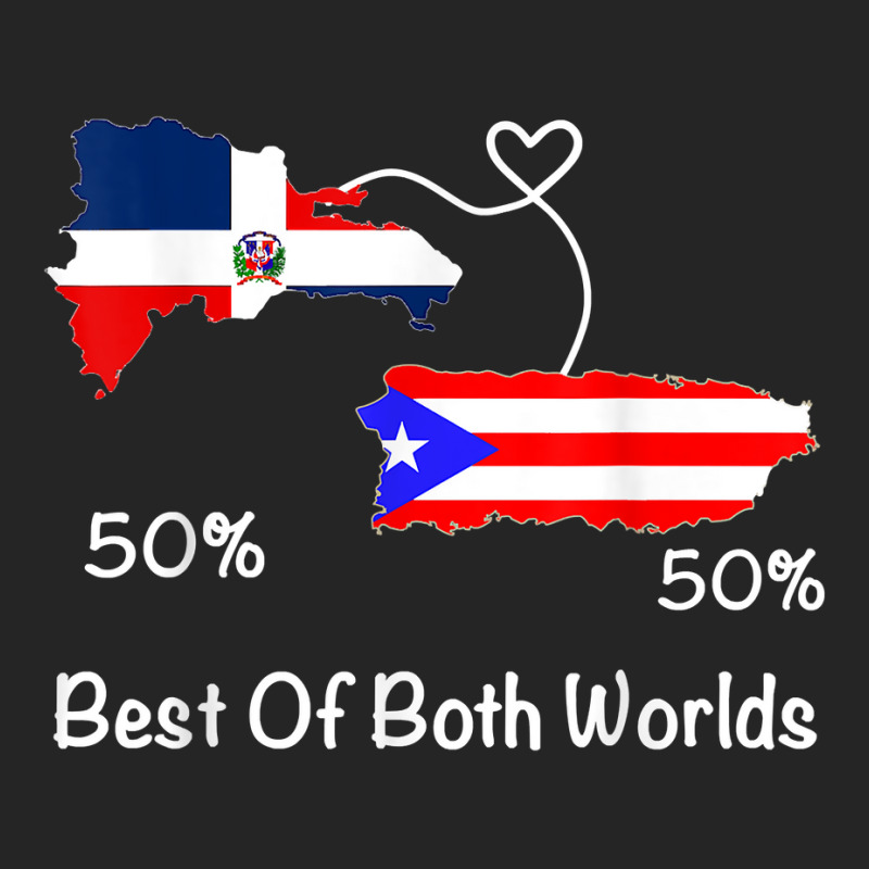 Half Puerto Rican Half Dominican Flag Map Combined Pr Rd T Shirt Unisex Hoodie by cm-arts | Artistshot