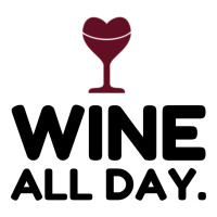 Wine All Day Women's V-neck T-shirt | Artistshot