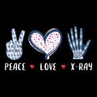 Peace Love X Ray Radiology Tech Gifts For Men Women Rad Rtr T Shirt Maternity Scoop Neck T-shirt | Artistshot