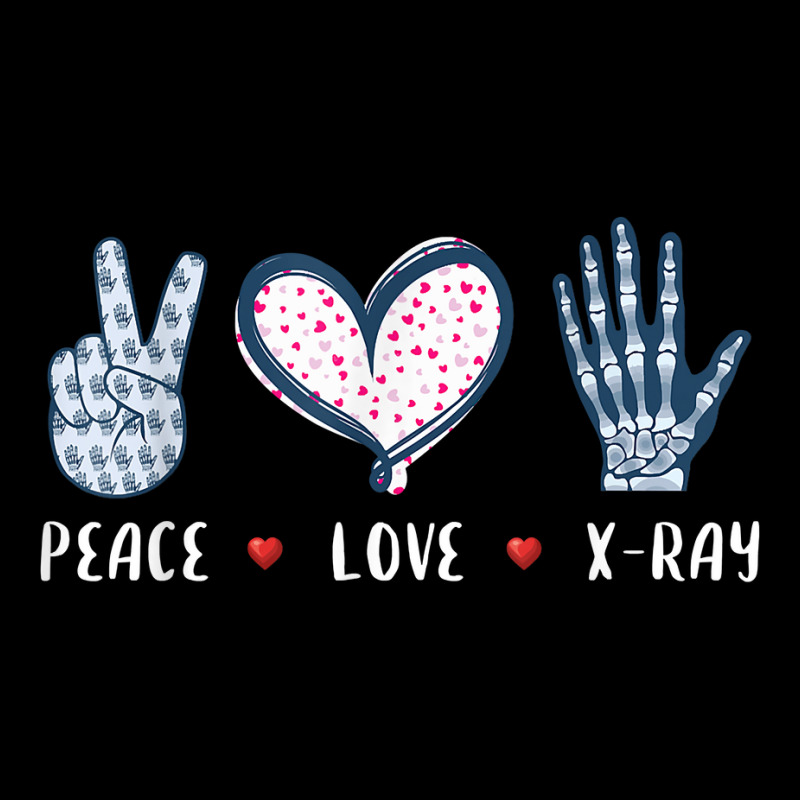 Peace Love X Ray Radiology Tech Gifts For Men Women Rad Rtr T Shirt Maternity Scoop Neck T-shirt by qubujasaelae | Artistshot