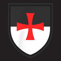 Knights Templar Shield Cross Crusades Side Print T Shirt T-shirt | Artistshot