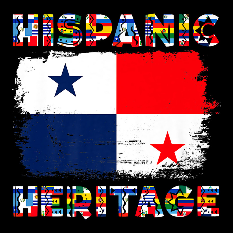 Vintage Panama Panamanian Flag Hispanic Heritage Month Premium T Shirt Baby Bibs by cm-arts | Artistshot