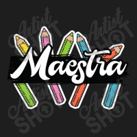 Maestra Spanish Teacher Bilingual Classic T-shirt | Artistshot