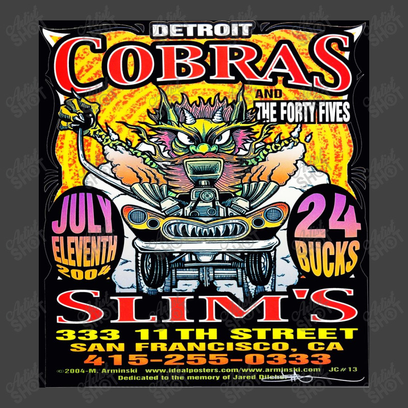 The Detroit Cobras Vintage T-Shirt by fplaidehx | Artistshot