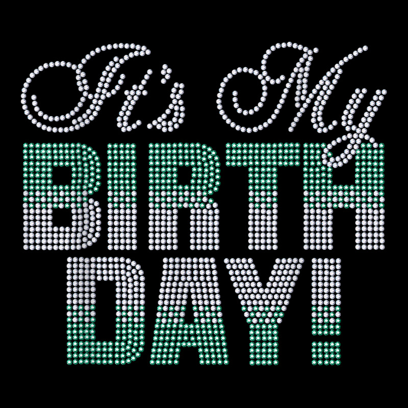 Woman It's My Birthday Rhinestone Design Birthday Gift T Shirt Adjustable Cap by cm-arts | Artistshot