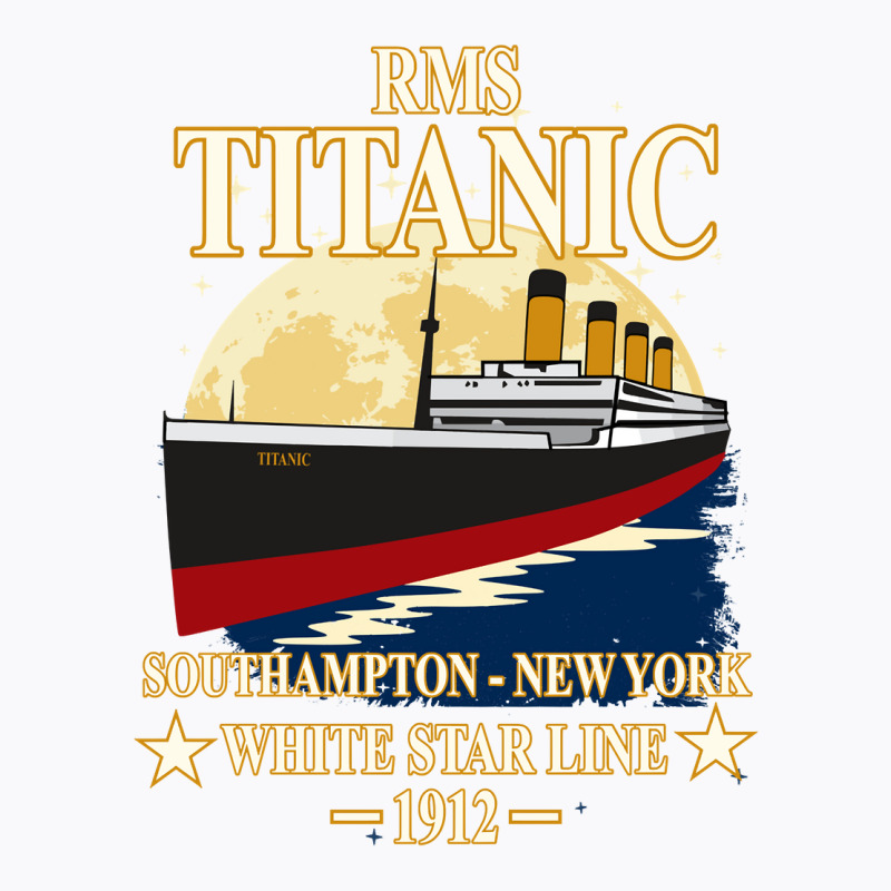 Rms Titanic White Star Line Cruise Ship 1912 Boys Girls Kids Long Slee T-shirt | Artistshot