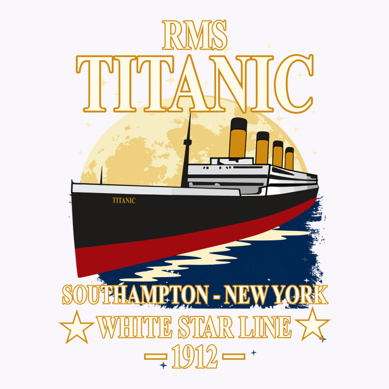 Rms Titanic White Star Line Cruise Ship 1912 Boys Girls Kids Long Slee Tank Top | Artistshot