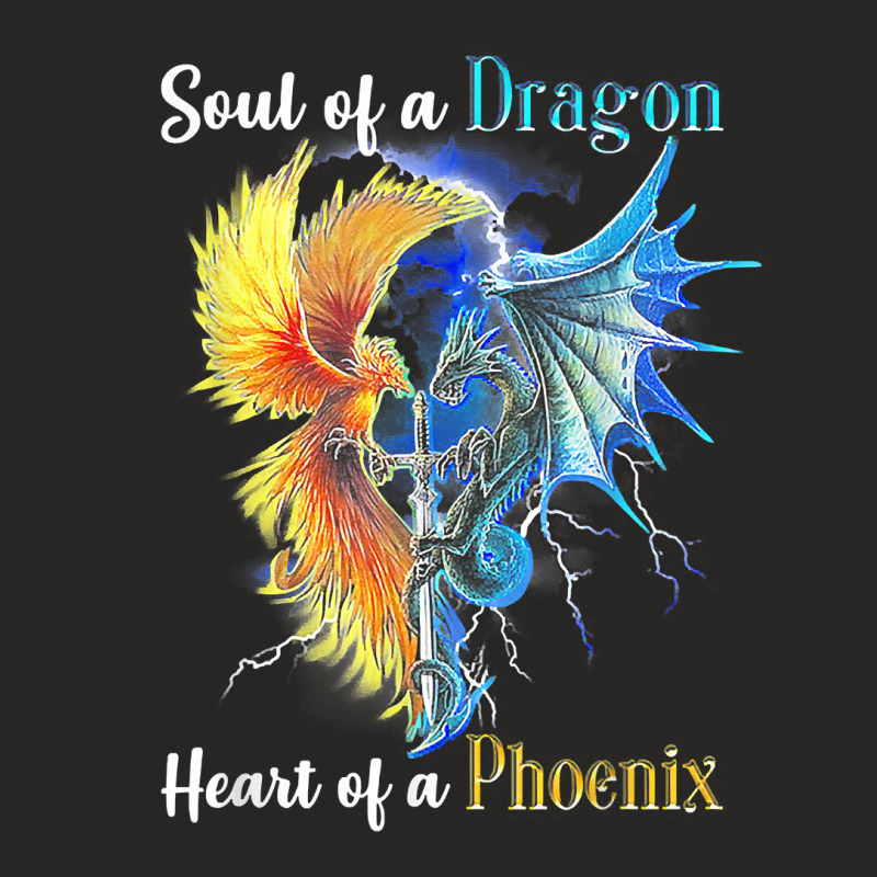 Soul Of A Dragon Heart Of A Phoenix T Shirt Ladies Fitted T-Shirt by cm-arts | Artistshot