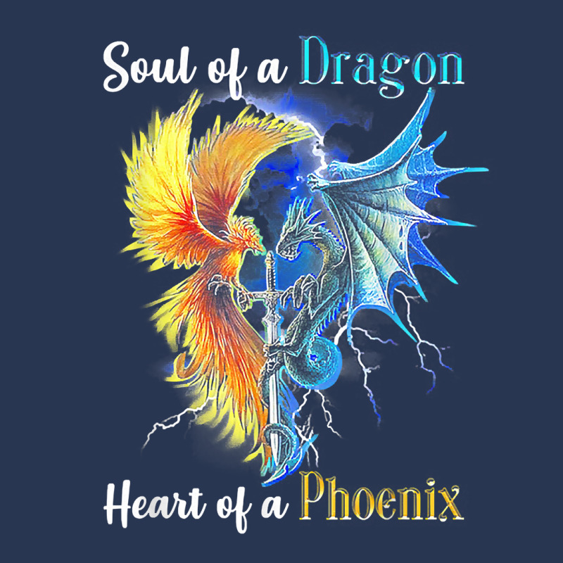 Soul Of A Dragon Heart Of A Phoenix T Shirt Men Denim Jacket by cm-arts | Artistshot