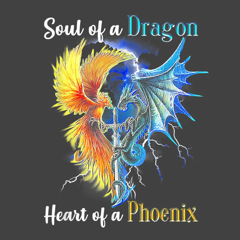 Soul Of A Dragon Heart Of A Phoenix T Shirt Vintage T-Shirt by cm-arts | Artistshot