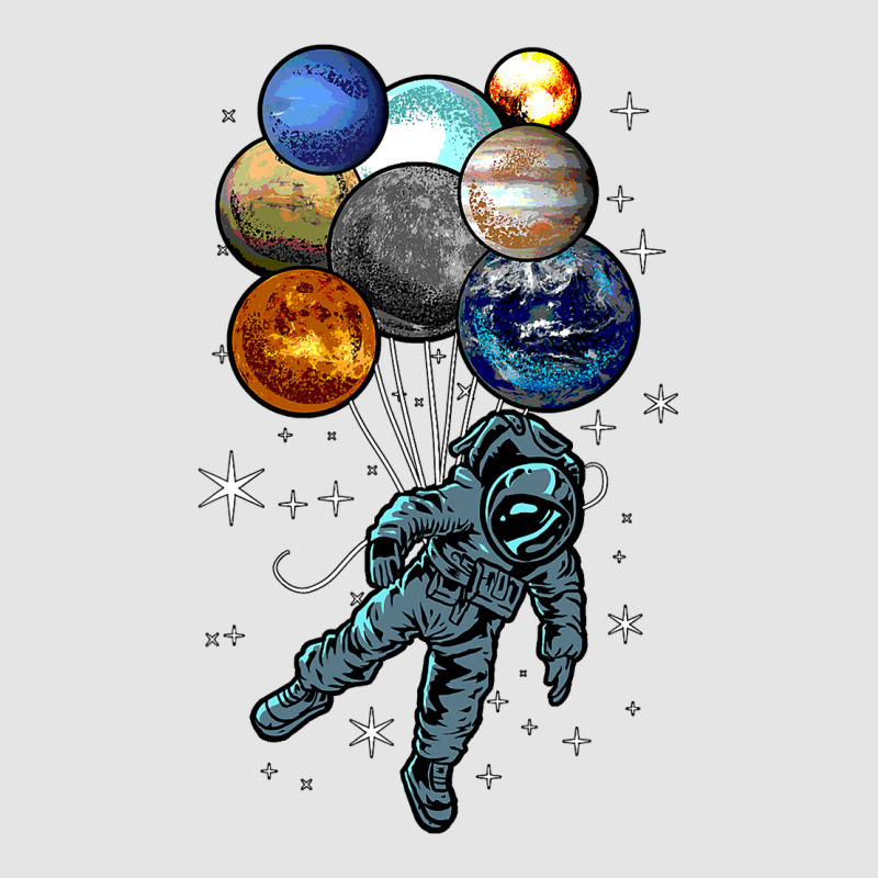 Astronaut Space Balloons Moon Mars Planets  Astronaut Exclusive T-shirt by AuturoMedero90 | Artistshot