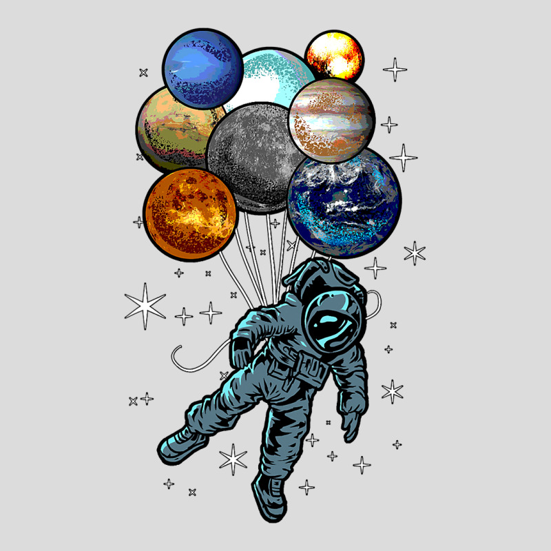 Astronaut Space Balloons Moon Mars Planets  Astronaut Men's Polo Shirt by AuturoMedero90 | Artistshot