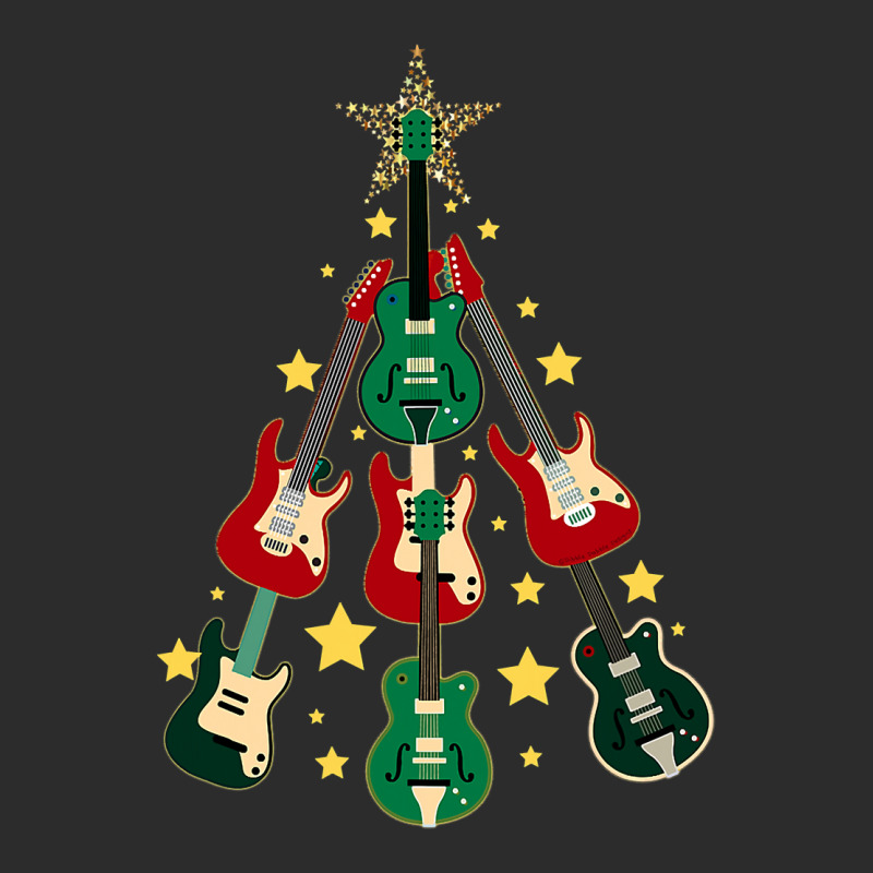 Cool Guitar Christmas Tree Guitar Lovers Christmas Tree Exclusive T-shirt | Artistshot