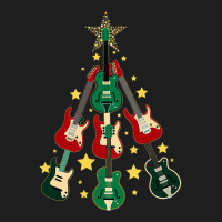 Cool Guitar Christmas Tree Guitar Lovers Christmas Tree Classic T-shirt | Artistshot