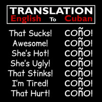 Funny Cuban Spanish Cono Bilingual Slang T Shirt V-neck Tee | Artistshot