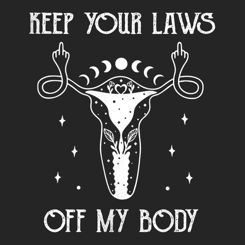 Womens Uterus Shirt Middle Finger Keep Your Laws Off My Body Tank Top Unisex Hoodie | Artistshot