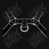 Black Leather Harness Print Bsdm Kink Gay Leather Pride Round Patch | Artistshot