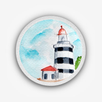 Light House For Light Baby Bibs | Artistshot