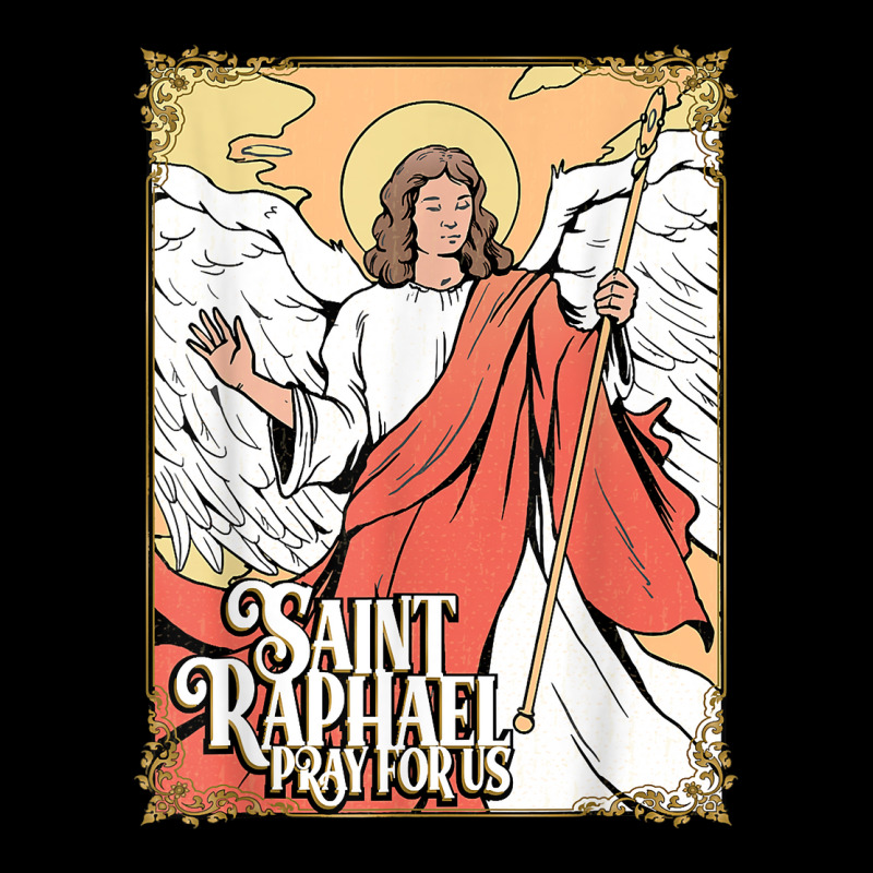 Saint Raphael The Archangel Roman Catholic Healing Angel T Shirt Fleece Short | Artistshot