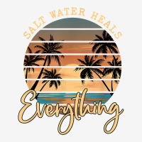 Saltwater Heals Everything Retro Summer Vacation Beach Funny T Shirt Classic T-shirt | Artistshot