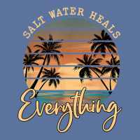 Saltwater Heals Everything Retro Summer Vacation Beach Funny T Shirt Lightweight Hoodie | Artistshot