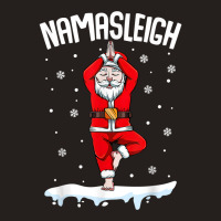 Cute Santa Doing Yoga Christmas Funny Yoga Mediation Gift T Shirt Tank Top | Artistshot