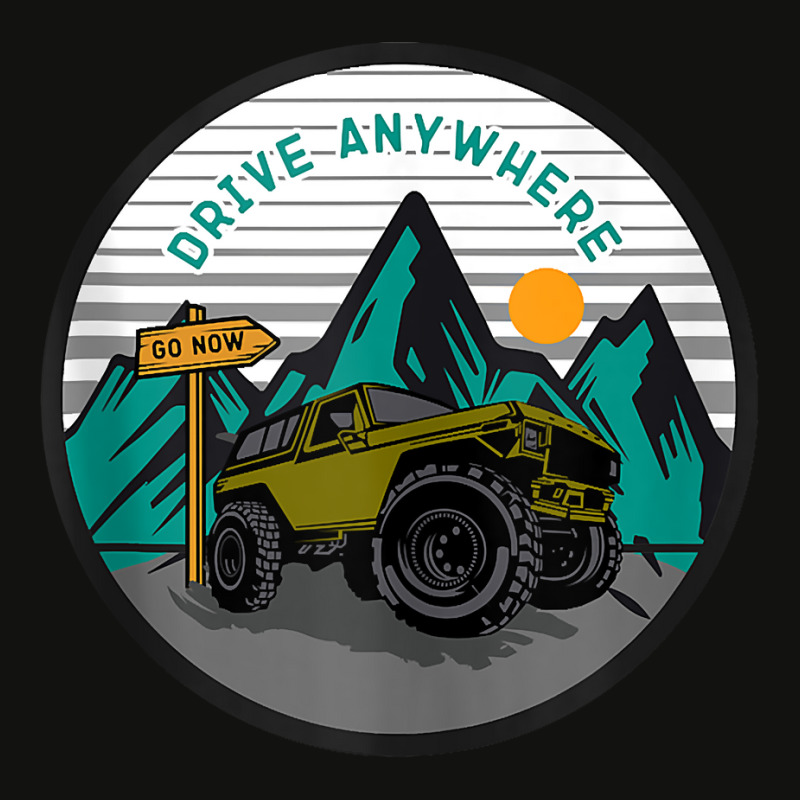 Drive Anywhere Overlanding Off Roading Tank Top Scorecard Crop Tee by cm-arts | Artistshot