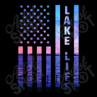 Lake Life American Flag Dock Sunset Wakeboarder Power Boat Men's Long Sleeve Pajama Set | Artistshot