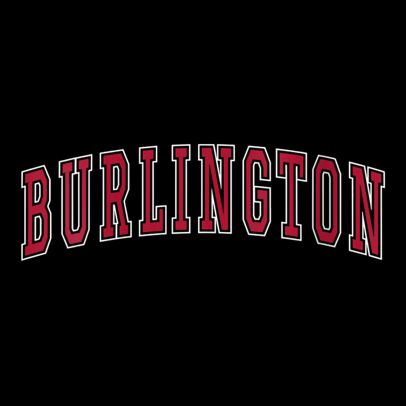 Womens Burlington North Carolina Souvenir College Style Red Text V Nec Toddler Sweatshirt | Artistshot