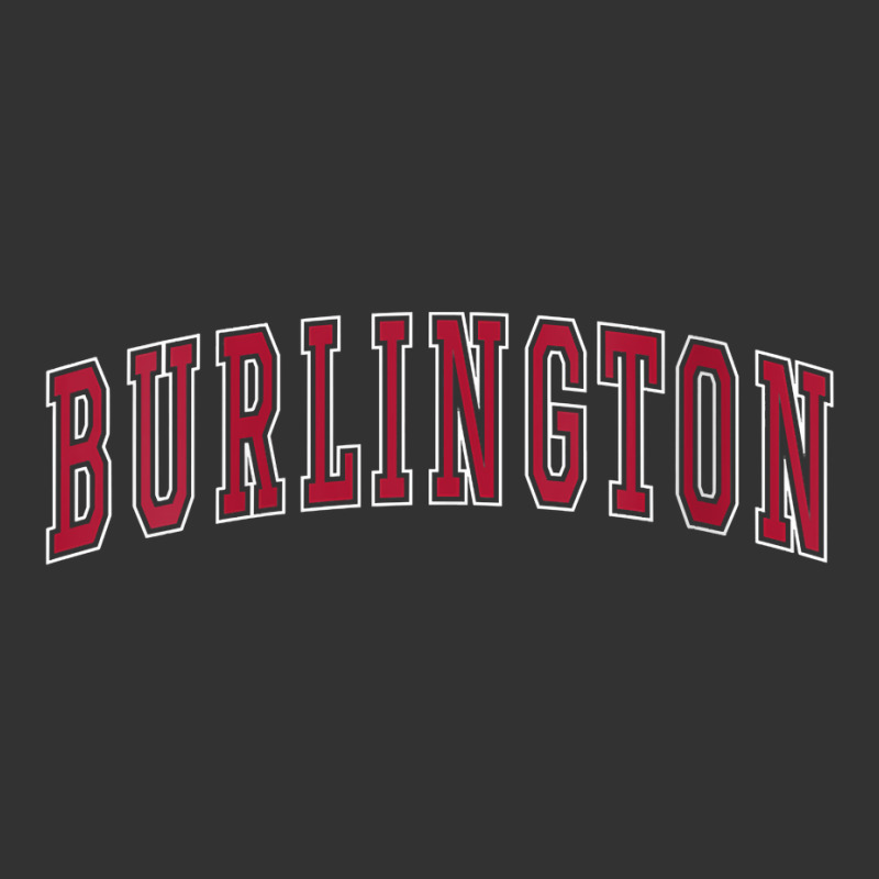 Womens Burlington North Carolina Souvenir College Style Red Text V Nec Baby Bodysuit | Artistshot