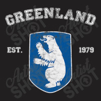 Vintage Coat Of Arms Greenland T-shirt | Artistshot