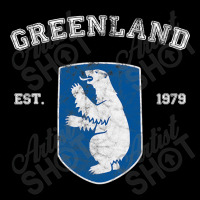 Vintage Coat Of Arms Greenland V-neck Tee | Artistshot