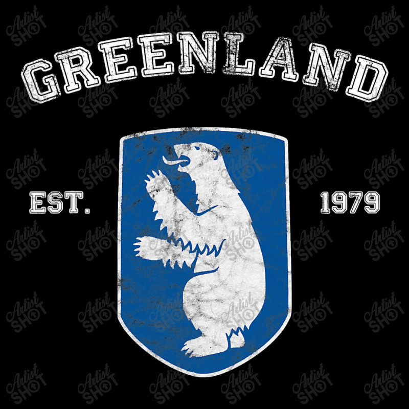 Vintage Coat Of Arms Greenland Lightweight Hoodie | Artistshot