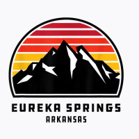 Eureka Springs Arkansas Retro Style Mountain Sunset Cool T Shirt T-shirt | Artistshot