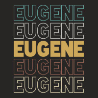 Eugene Eugene Eugene Eugene Eugene Ladies Fitted T-shirt | Artistshot