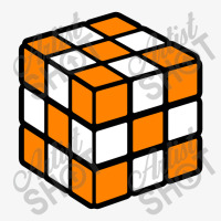 Orange And White Rubik's   Checkerboard   Tennessee Ladies Fitted T-shirt | Artistshot