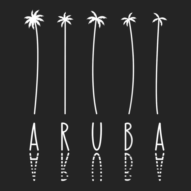 Palm Tree Vacation   Island Caribbean Aruba T Shirt 3/4 Sleeve Shirt by cm-arts | Artistshot