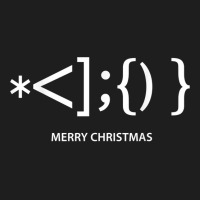 Merry Christmas Character Tilde Asterisk Brackets Comma Word T Shirt Classic T-shirt | Artistshot