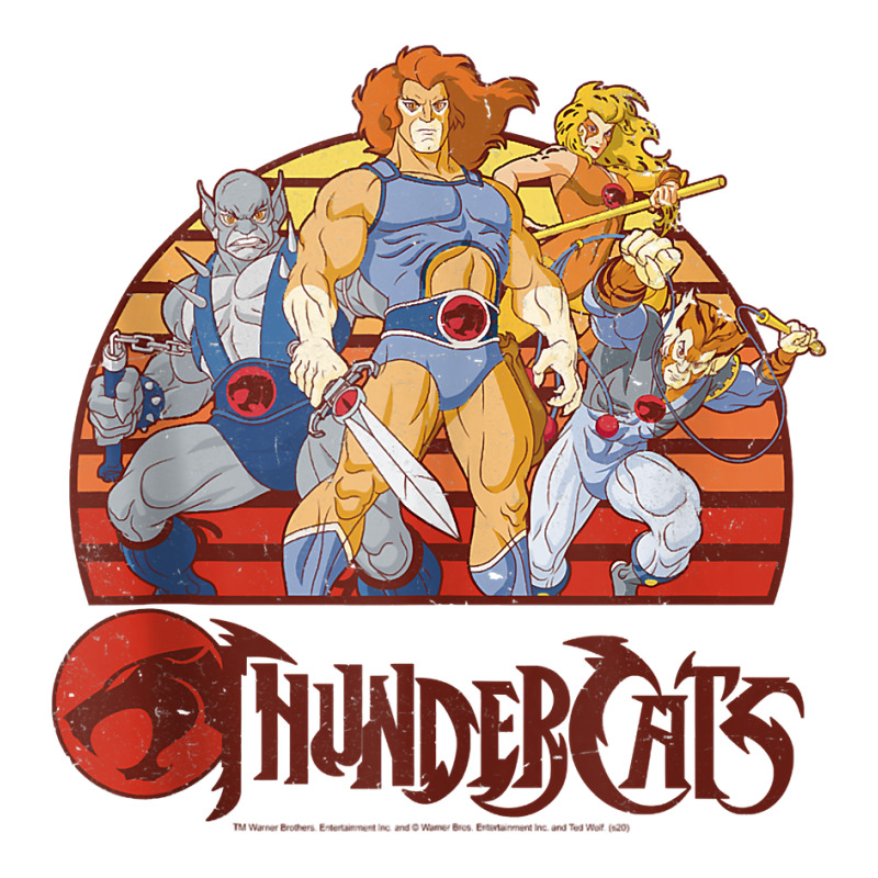 Thundercats Group Retro Sunset Tank Top Women's Pajamas Set by nuzhetanopo | Artistshot