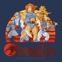 Thundercats Group Retro Sunset Tank Top Ladies Denim Jacket | Artistshot