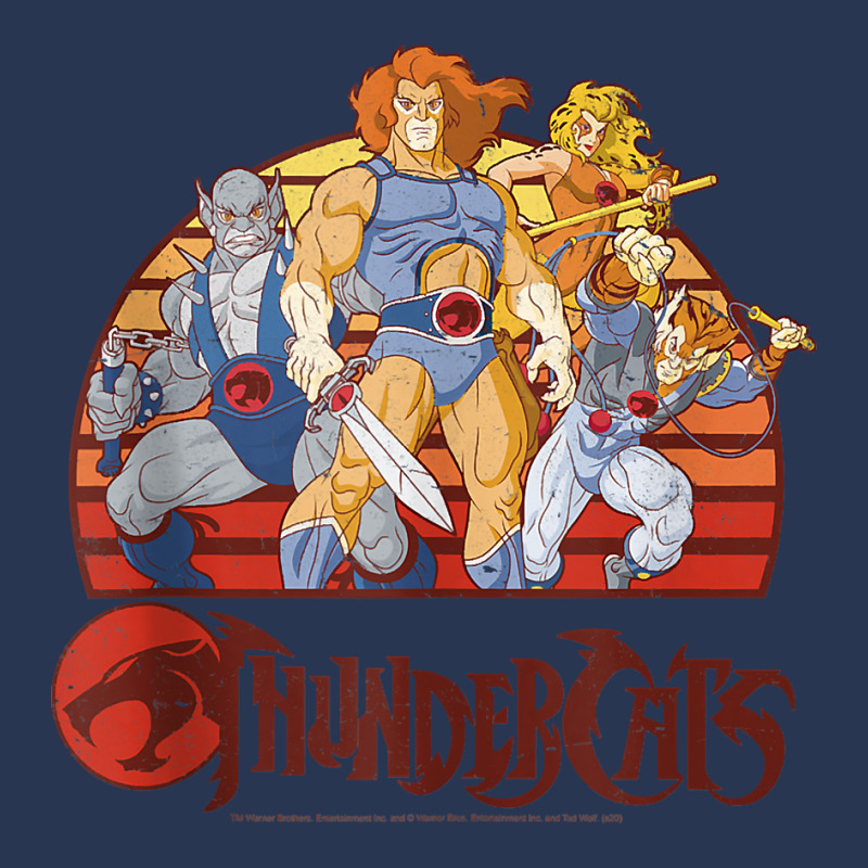 Thundercats Group Retro Sunset Tank Top Ladies Denim Jacket by nuzhetanopo | Artistshot