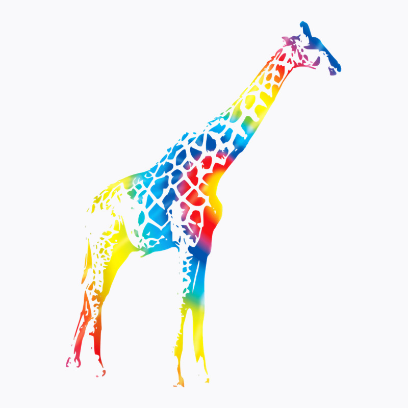 Tie Dye Giraffe Rainbow Print Ruminant Hippie Peace Gift T Shirt T-Shirt by nuzhetanopo | Artistshot