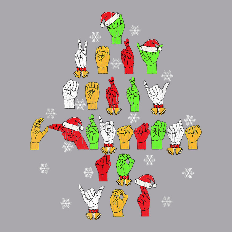 Funny Asl Christmas American Sign Language T Shirt Youth 3/4 Sleeve by cm-arts | Artistshot