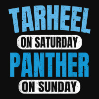 Tarheel On Saturday Panther On Sunday Fan Funny Vintage T Shirt Crop Top | Artistshot