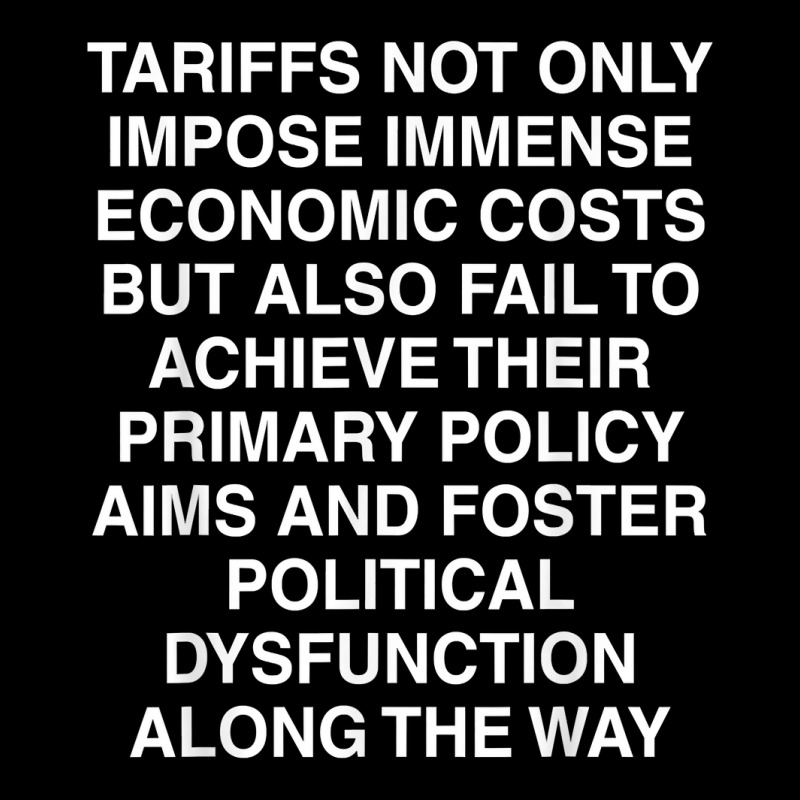 Tariffs Foster Political Dysfunction   Trump 2 Sided Shirt Adjustable Cap | Artistshot