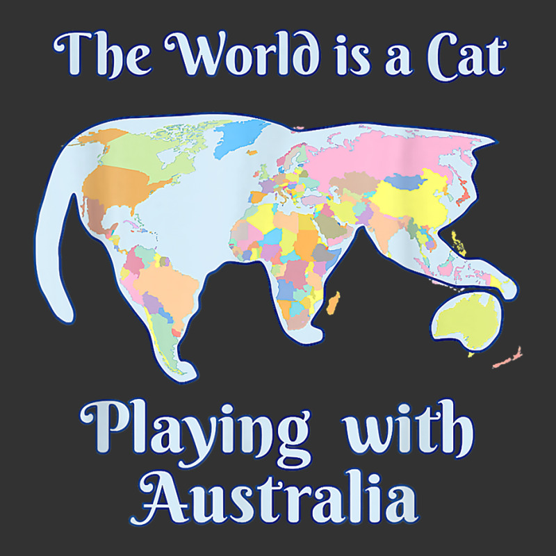 Funny World Is A Cat Playing Map T Shirt Baby Bodysuit | Artistshot