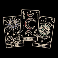 Tarot Cards The Sun Moon Destiny Cosmos Universe Energy T Shirt Baby Beanies | Artistshot